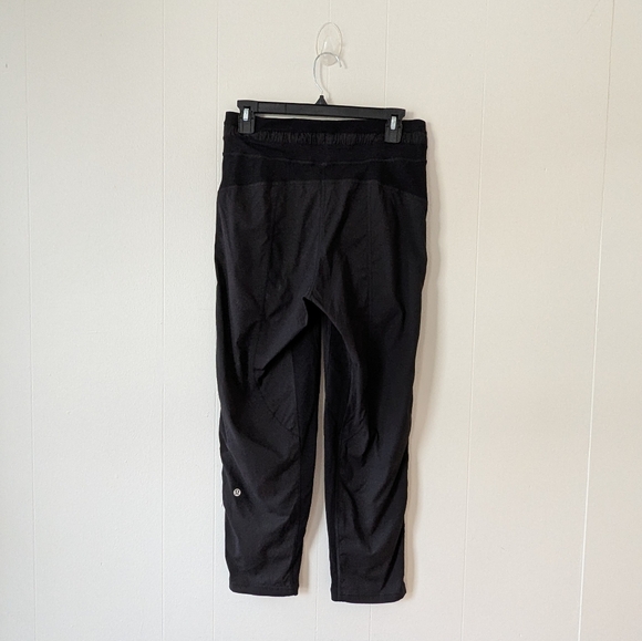 Lululemon Black Dance Studio Crop Pant Sz 6 Cropped Pants W6AVQS - Picture 6 of 10